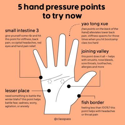 Easy Hand Pressure Points Guide - ClassPass