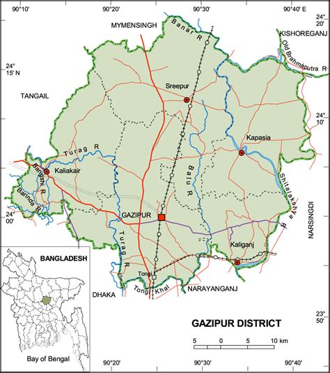 Maps Of Bangladesh Political Map Of Gazipur District | SexiezPicz Web Porn