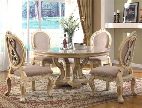 Furniture Antique White Dining Table With Bench Vintage Set Distressed Room Chairs Furnishings ...