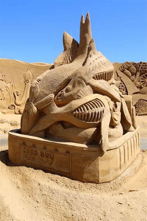 Sand Sculpture Festival Presents Sea-Themed Sand Sculptures