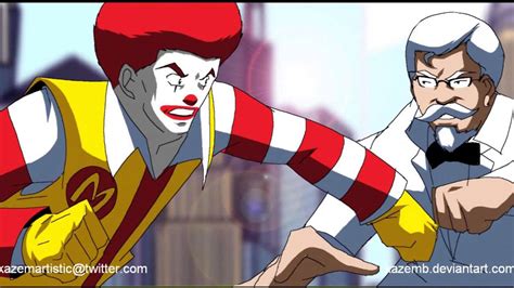 Ronald vs The Colonel [ McDonalds vs KFC ] - YouTube