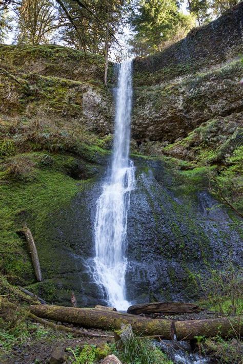 Winter Falls stock photo. Image of river, state, clean - 64493114