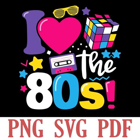 178+ 80s Svg Free