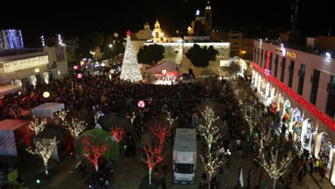 In pictures: A mass in Bethlehem's nativity church