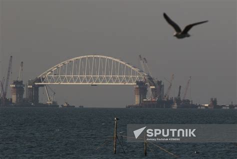 Construction of the Kerch Strait Bridge | Sputnik Mediabank