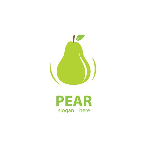 Pear logo images 14398888 Vector Art at Vecteezy