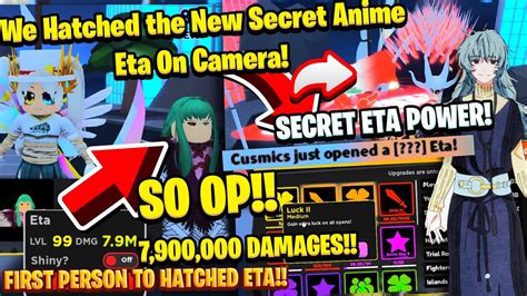 WE HATCHED THE FIRST SECRET *ETA* NEW ANIME IN 5 SECONDS! 🕒 & MYTHIC! IN ANIME FIGHTERS ...