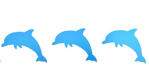 Dolphin Cute Wall Art Decals/Stickers Various Colours & | Etsy