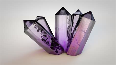 Amethyst cluster on Behance