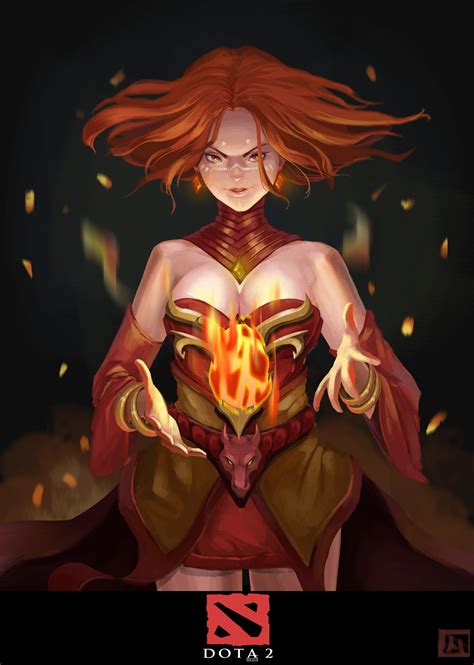 Lina Dota 2 Fan Art