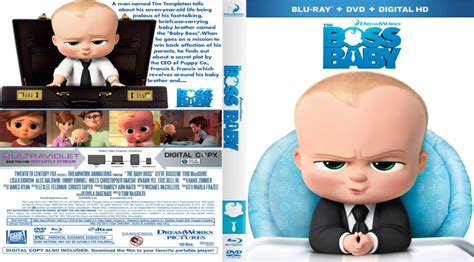 The Boss Baby blu-ray covers (2017) R1 Custom