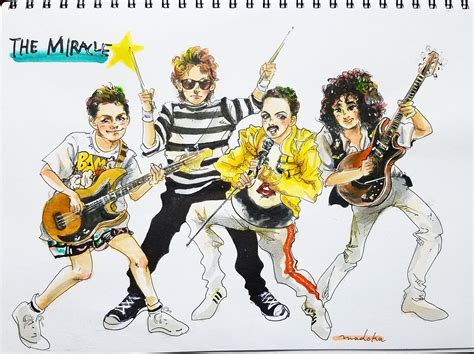 Pin de Hailey Shannon en Queen band fanart | Queen, Dibujos, Banda