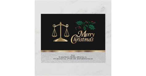 Lawyer Business - Merry Christmas Holiday Postcard | Zazzle.com