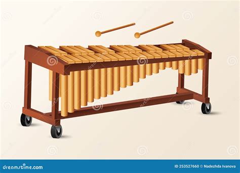 Boy Playing Marimba Cartoon Vector | CartoonDealer.com #315452875