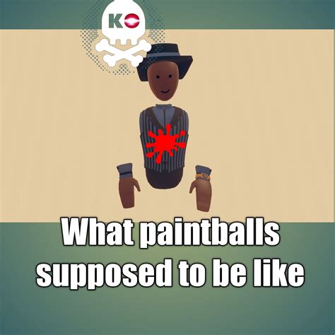 What paintball is like. : r/RecRoom