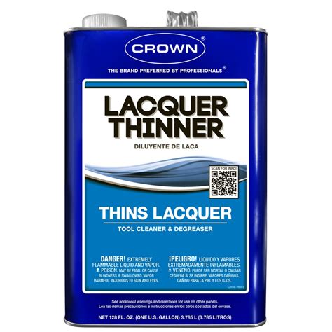 Crown 128-fl oz Fast to Dissolve Lacquer Thinner at Lowes.com