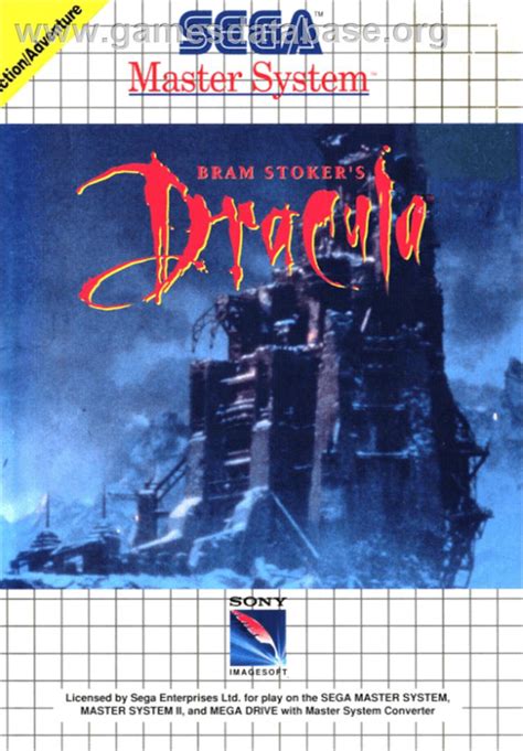 Bram Stoker's Dracula - Sega Master System - Artwork - Box