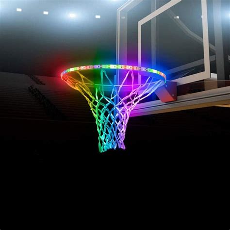 Light Up Basketball Hoop LED Hoop Activated Kit Spring Break Ball Sport