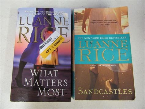 COMPLETE SET (2) LUANNE RICE Romance Books Novels STAR OF THE SEA ...