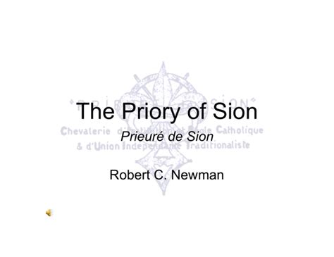 The Priory of Sion