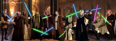 Jedi High Council: Ki-Adi-Mundi, Plo Koon, Agen Kolar, Kit Fisto, Stass ...