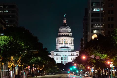 Texas State Capitol Building at night - Cutrer Photography