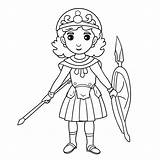 Spear Coloring Page sketch template