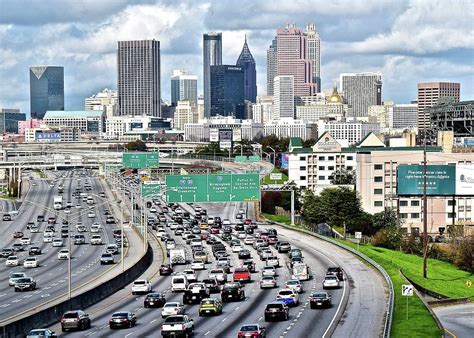 Rush Hour in Atlanta Photograph by Frozen in Time Fine Art Photography ...