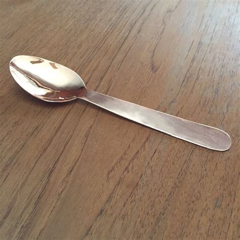 Pure copper spoon - 9 3/4 length