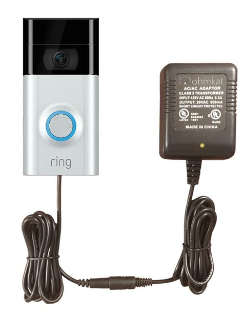 Ring Doorbell Transformer For Ring Wired