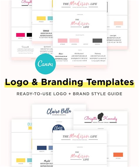 Canva Logo and Branding Templates - Bluchic