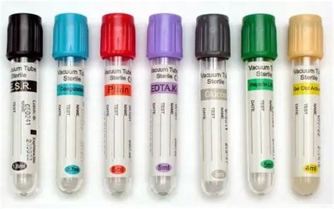 Common blood collection tubes, their additives and laboratory uses ...