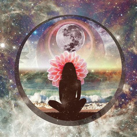 Full Moon Meditation Art Print by Lori Menna | Moon art, Meditation art ...