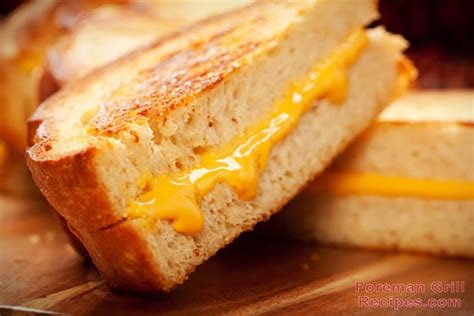 Easy Foreman Grill Grilled Cheese Sandwich - 5 Different Versions