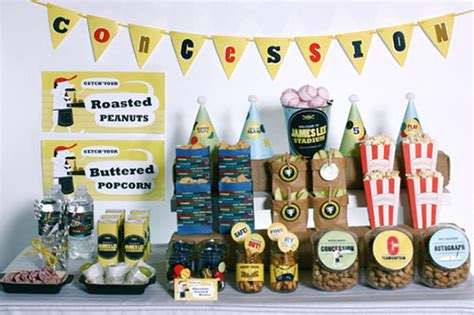 Baseball Party Concessions! - B. Lovely Events