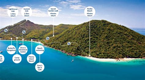 Fitzroy Island Map - Free travel maps