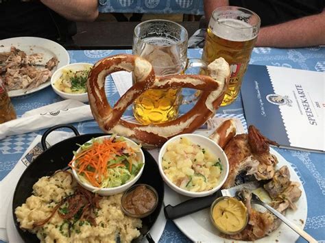 Awesome Food at Oktoberfest in Munich Germany, Meat & More