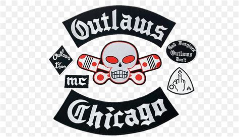 Outlaws Motorcycle Club Embroidered Patch Outlaw Motorcycle Club, PNG ...