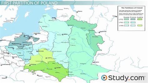 Partitions of Poland | Definition, History & Legacy - Lesson | Study.com