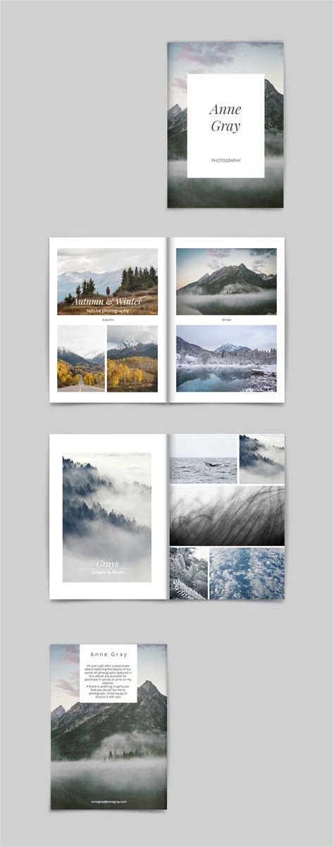 Nature Photographer Portfolio Template – Photography portfolio template | Photography portfolio ...