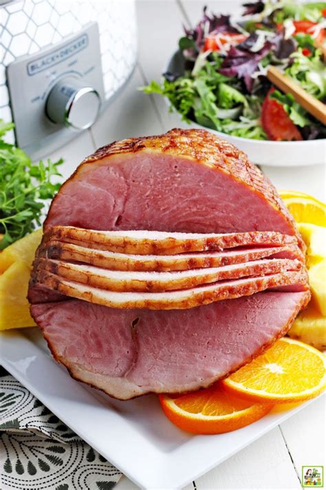 Easy Crockpot Spiral Ham Recipe - Slow Cooker Ham without Brown Sugar