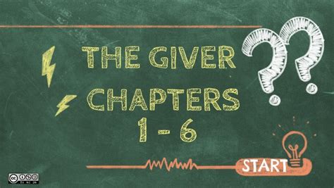 THE GIVER CHAPTERS 1 - 6