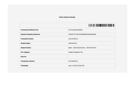 Payment Receipt | PDF