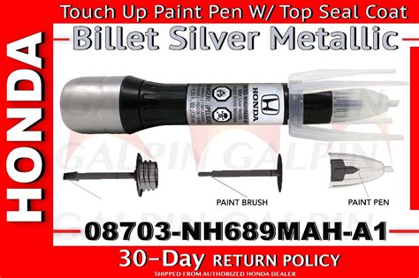 Genuine OEM Honda Touch-Up Paint Pen - NH-689M Billet Silver Metallic | eBay