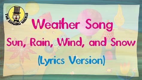 Weather Song (Lyrics Version) | The Singing Walrus - YouTube