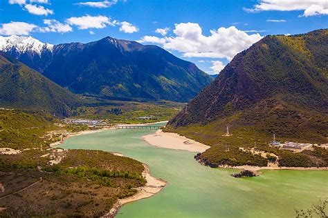 Where Does The Brahmaputra River River Start And End? - WorldAtlas.com