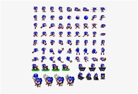 Sonic - Sonic 16 Bit Sprites PNG Image | Transparent PNG Free Download on SeekPNG