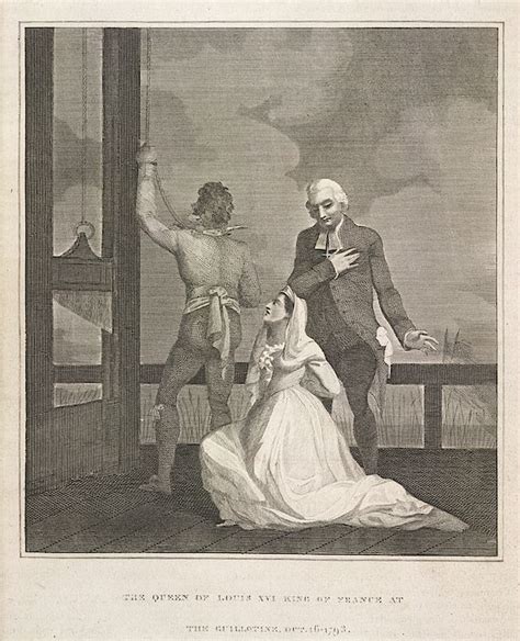 The execution of Marie-Antoinette, 1790's British engraving | Fine art ...