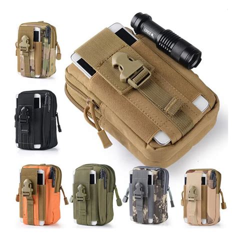 Universal Outdoor Tactical Holster Military Molle Belt Bag Wallet Pouch ...