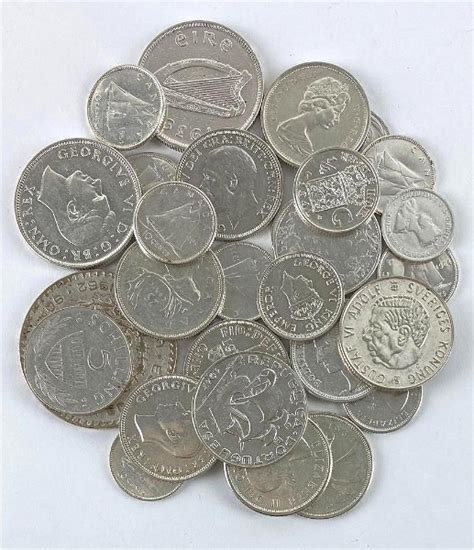 Group Of (28) Silver Canadian Coins